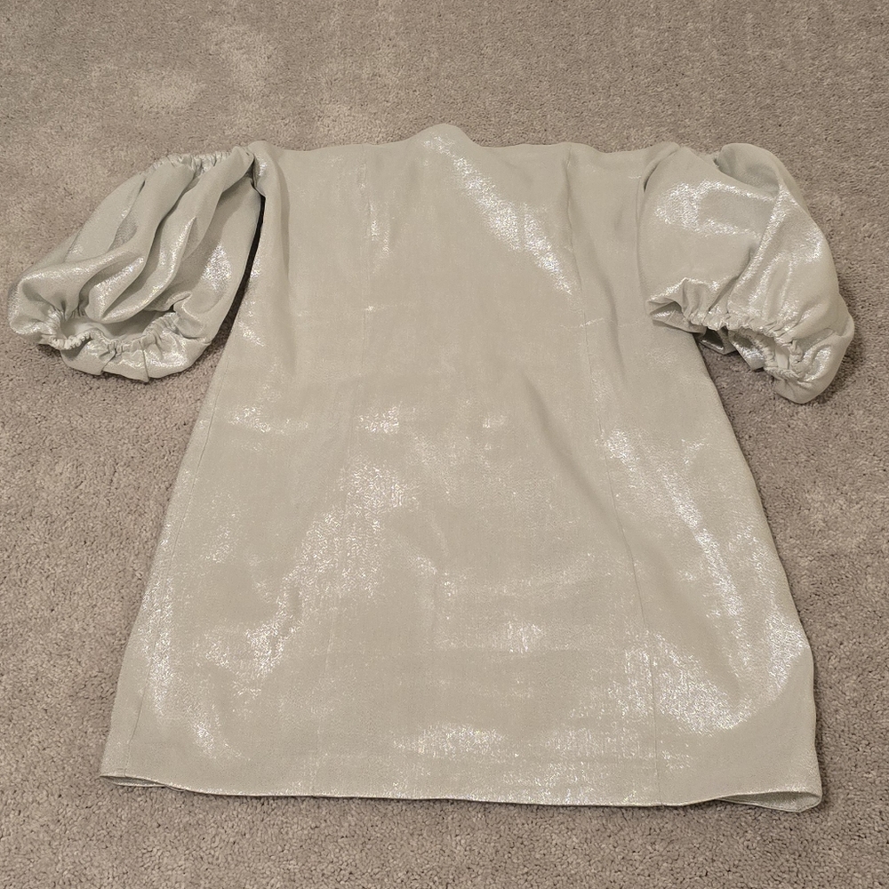 NWT Lovers + Friends Silver Mini Dress